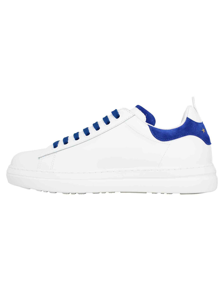 Spatarella Sneakers uomo Court classic in pelle bianca In Linea