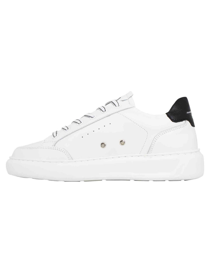Spatarella Sneakers uomo Kit in pelle bianca Promozione