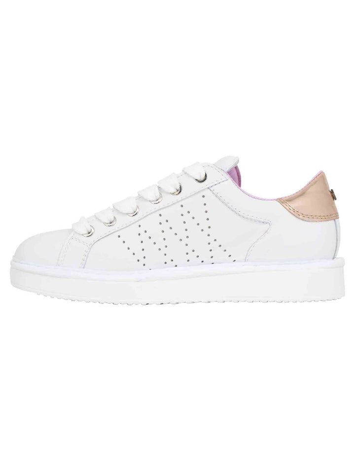 Spatarella Sneakers donna in pelle bianca Spedizione Gratuita