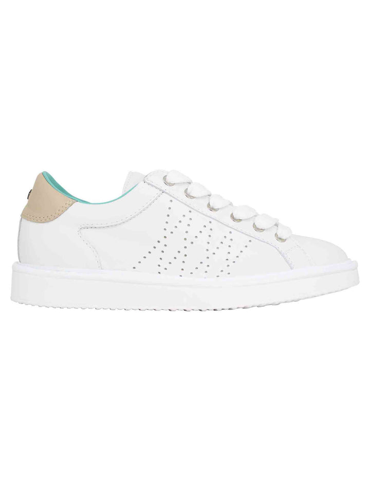 Spatarella Sneakers uomo in pelle bianca Pezzi Unici
