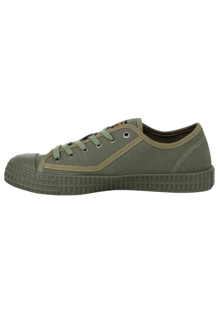 Spatarella Sneakers uomo Rovulc II in canvas verde Offerte