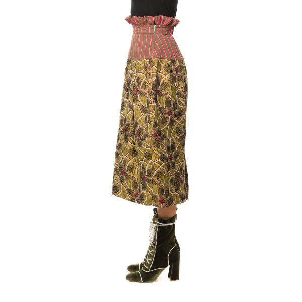 Stella Jean GONNA FLOREALE JACQUARD Offerte