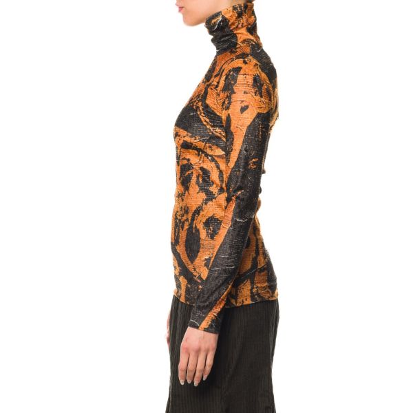 Stella Jean TOP IN VELLUTO STAMPATO Qualità