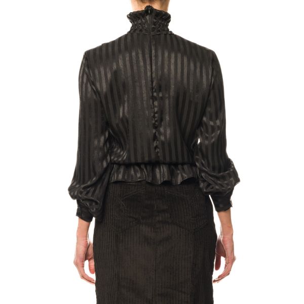 Stella Jean BLUSA A RIGHE CON RICAMO Pezzi Unici
