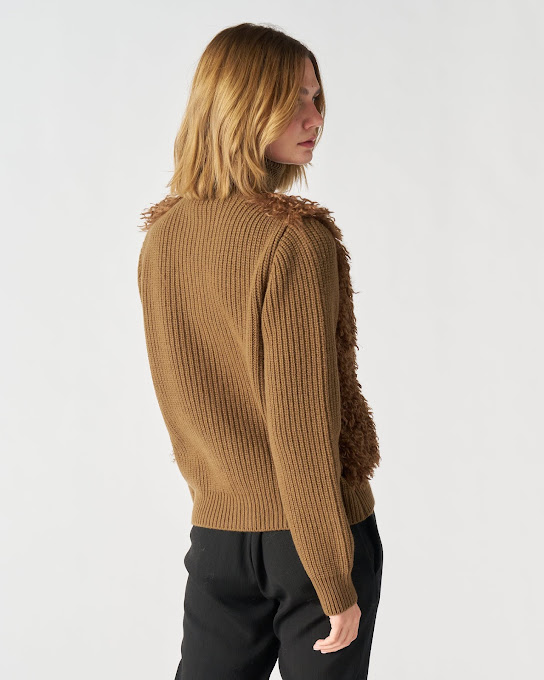 Suoli Bomber Zip Davanti In Pelliccia Saldi