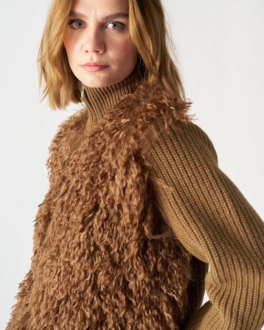 Suoli Bomber Zip Davanti In Pelliccia Saldi