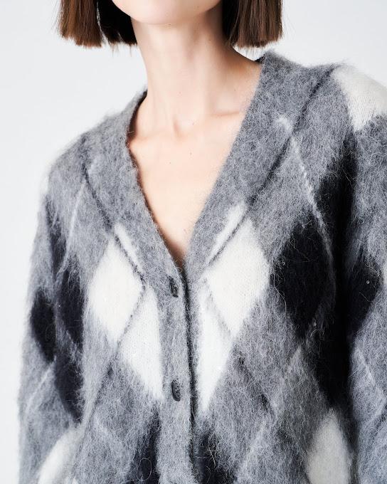 Suoli Cardigan In Maglia Ad Intarsio Ballantine Online