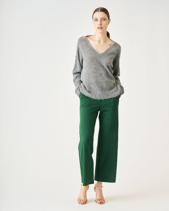 Suoli Maglia Over Scollo V