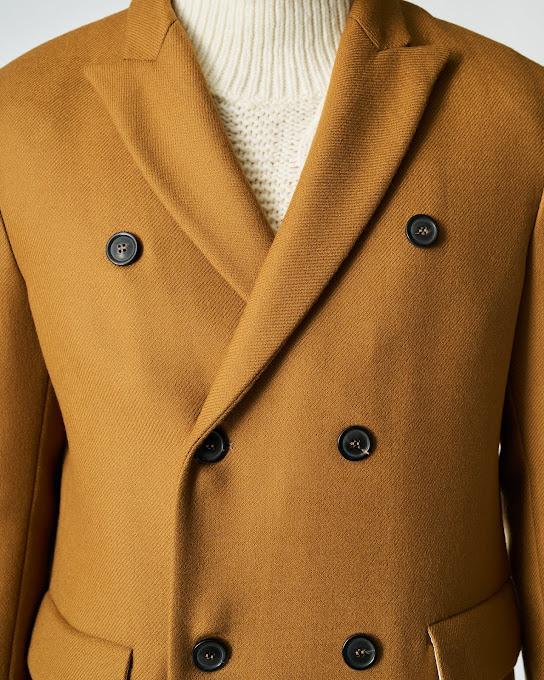 Suoli Cappotto Doppiopetto Pura Lana Promozione Limitata