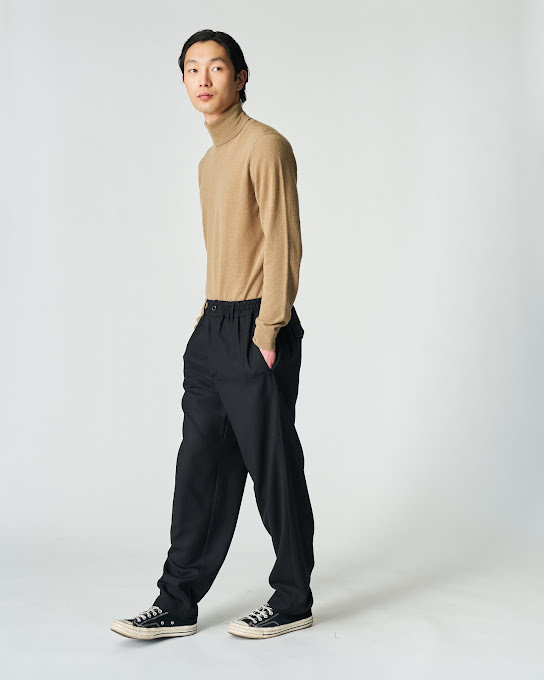 Suoli Pantalone Pura Lana Elastico