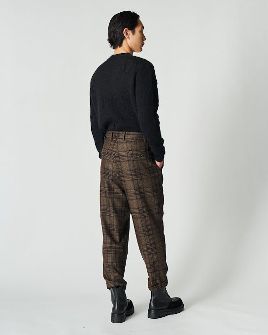 Suoli Pantalone Check Con Risvolto Affare Del Giorno