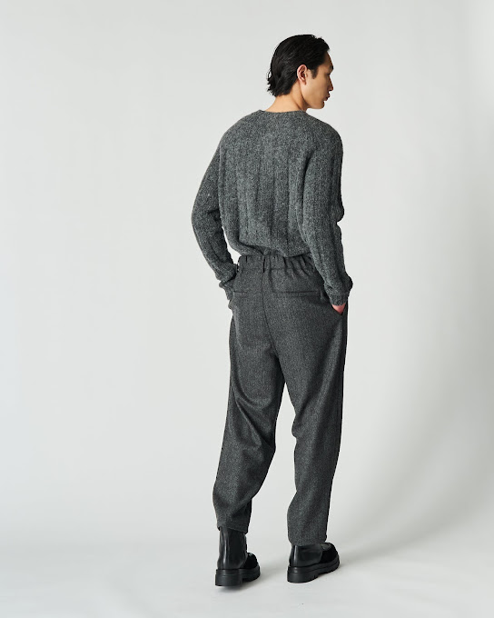 Suoli Pantalone Spinato Con Risvolto Prezzo Ridotto