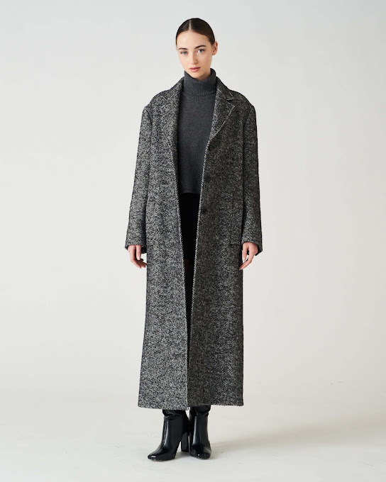 Suoli Cappotto Tessuto Diagonale