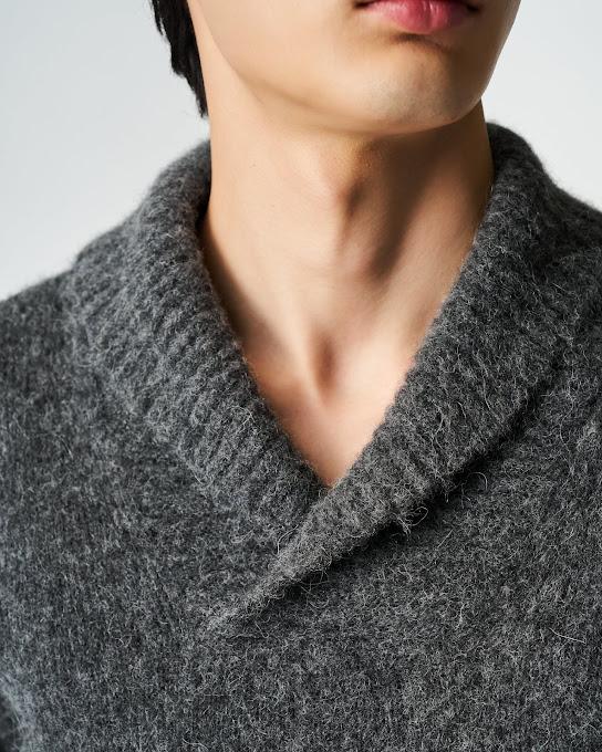Suoli Maglia Collo Sciallato Qualità