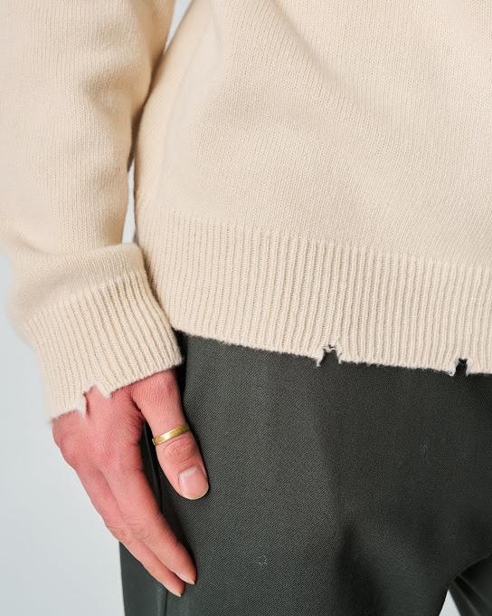 Suoli Maglia Collo Alto C/rotture Spedizione Gratuita