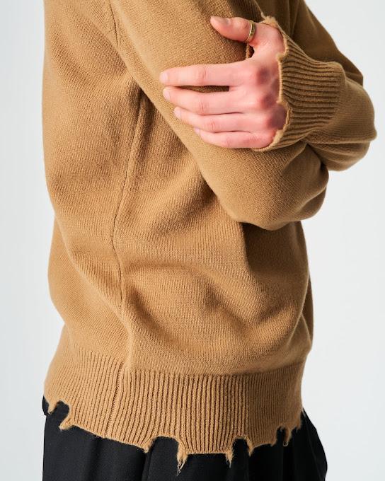 Suoli Maglia Girocollo C/rotture Pezzi Unici