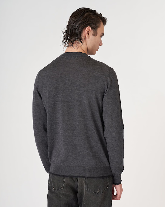 Suoli Maglia Girocollo 2 Colli Bicolore Negozi Online