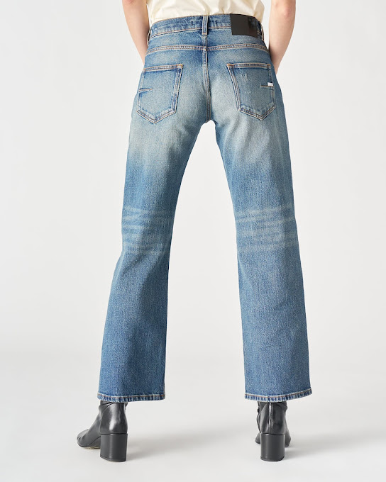 Suoli Pantalone Denim Low Rise Zoe Affare Del Giorno