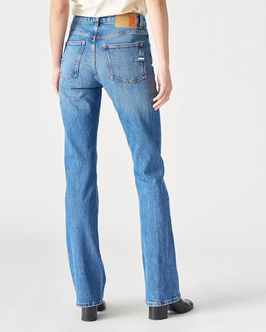 Suoli Pantalone Denim Flared Edna Prezzo Ridotto
