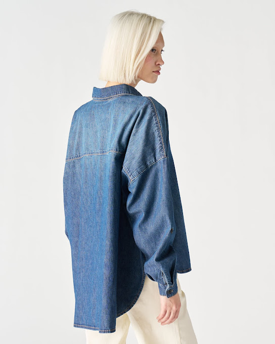 Suoli Camicia Denim Over Offerta