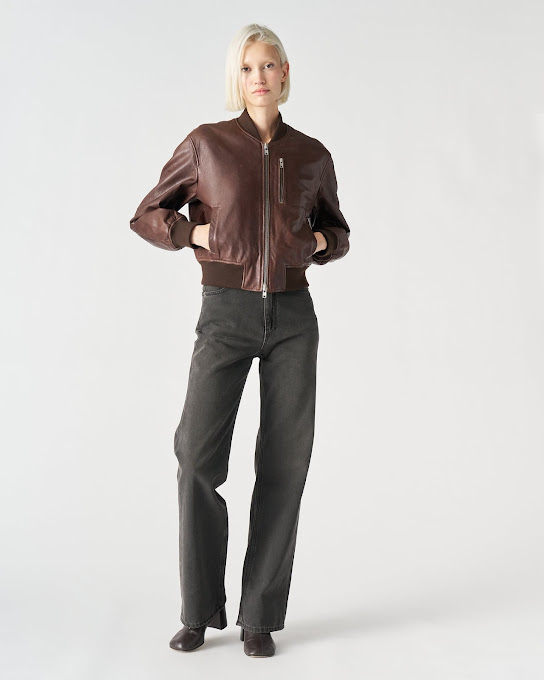 Suoli Bomber Pelle
