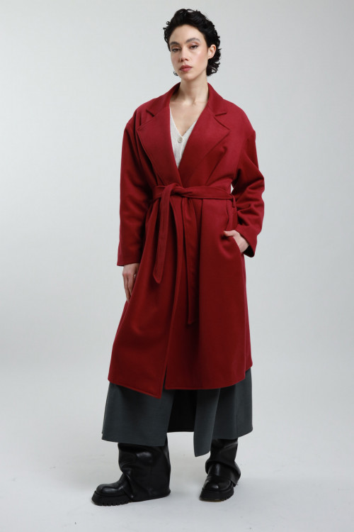 Susy Mix Cappotto con Cintura Affare Del Giorno