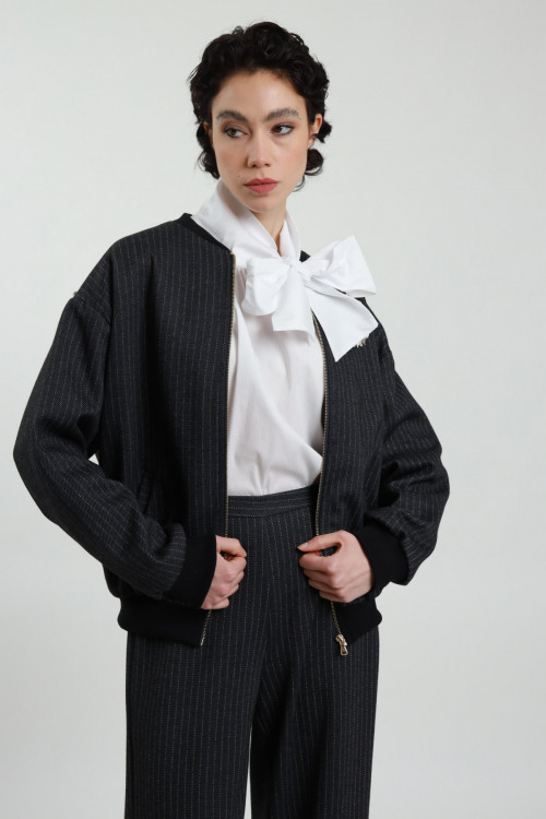 Susy Mix Bomber Gessato 2025