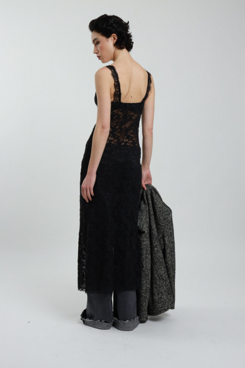 Susy Mix Abito Sottoveste in Pizzo Promozione