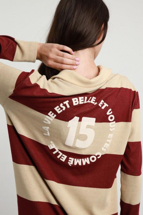 Susy Mix Abito Lungo Righe Promozione Limitata