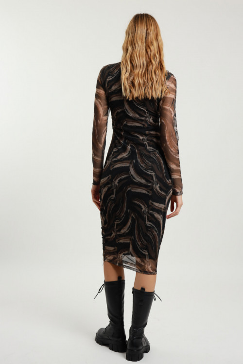 Susy Mix Abito Midi in Tulle Hotsell