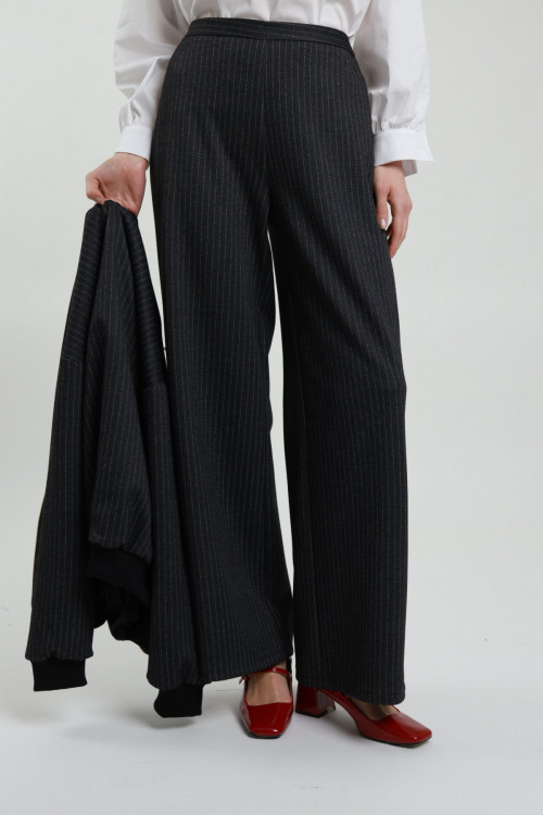 Susy Mix Pantalone Dritto Gessato 2025
