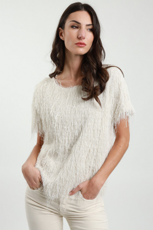 Susy Mix Top Frange Spedizione Gratuita