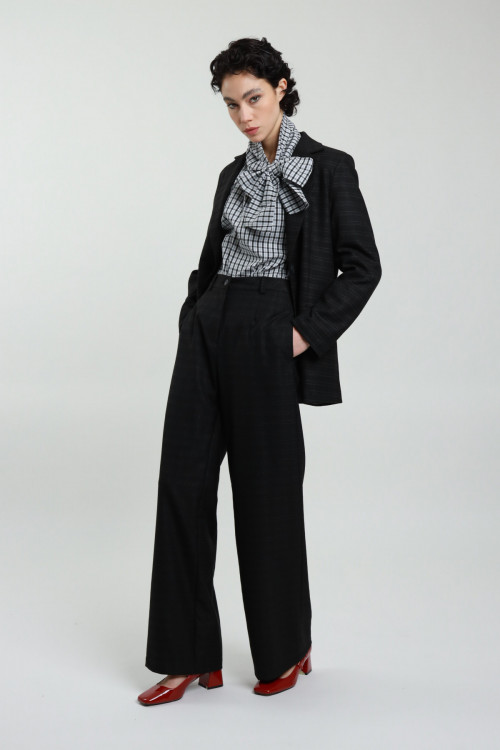 Susy Mix Pantalone Dritto Check Offerta