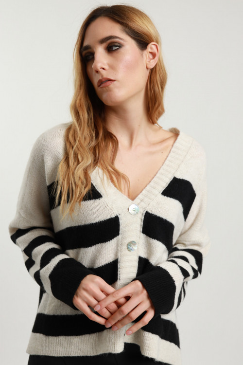 Susy Mix Cardigan Righe Italia