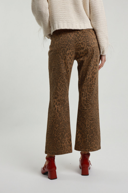 Susy Mix Pantaloni Trombetta Maculati Promozione