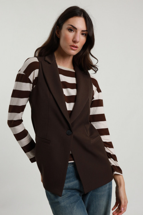 Susy Mix Gilet Lungo Consegna Veloce