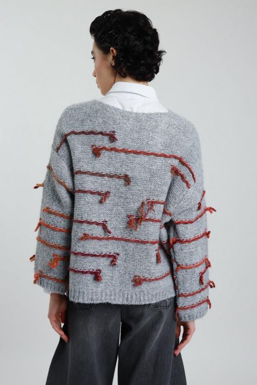 Susy Mix Maglione Fili Colorati Saldi