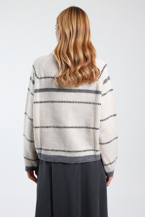 Susy Mix Maglione Righe Soddisfazione Garantita