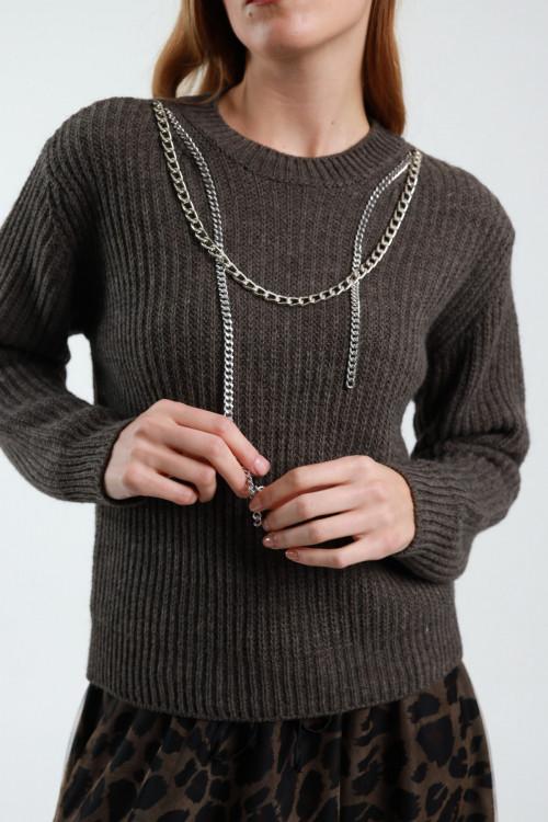 Susy Mix Maglione con Catena Promozione Limitata