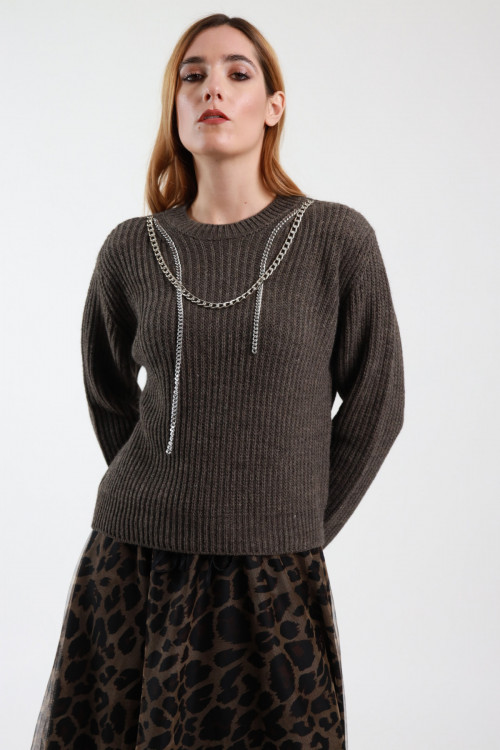 Susy Mix Maglione con Catena Promozione Limitata