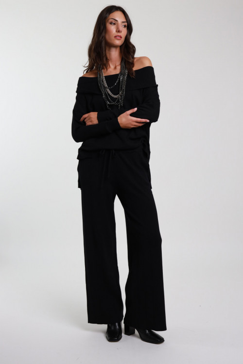 Susy Mix Pantaloni In Maglia Con Coulisse Negozio