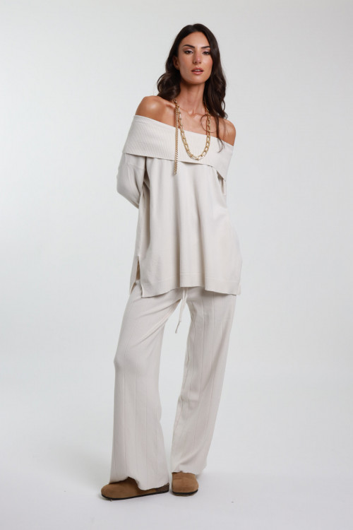 Susy Mix Pantaloni In Maglia Con Coulisse Negozio
