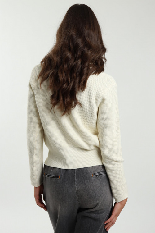 Susy Mix Cardigan Bottoni Gioiello Nuova