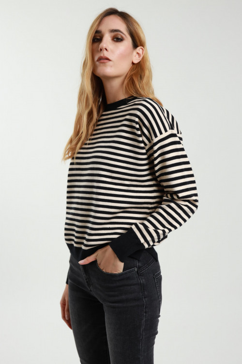 Susy Mix Maglioncino Rigato Moda