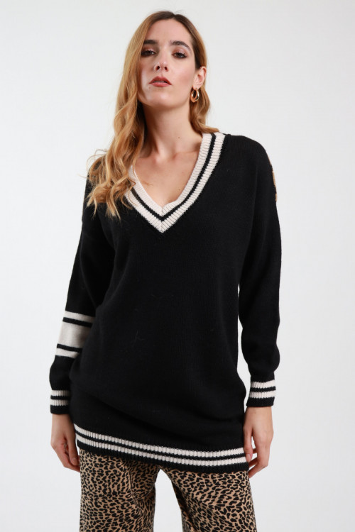 Susy Mix Maxi Maglia Scollo V Spedizione Gratuita