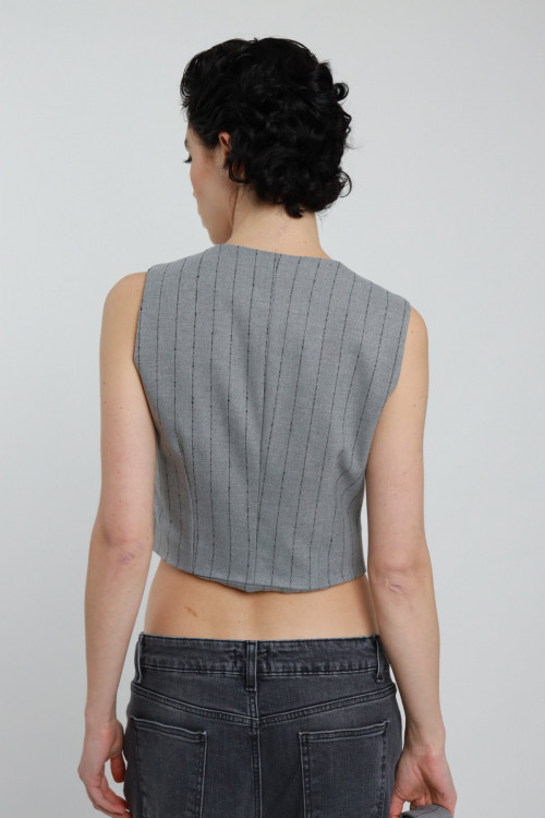 Susy Mix Gilet Gessato Economico