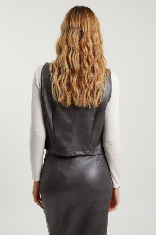 Susy Mix Gilet con Zip Outlet