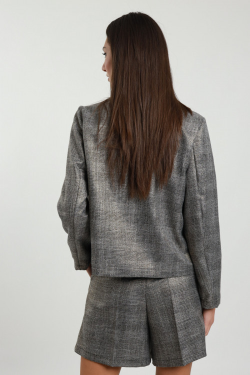 Susy Mix Blazer Doppiopetto Check Saldi