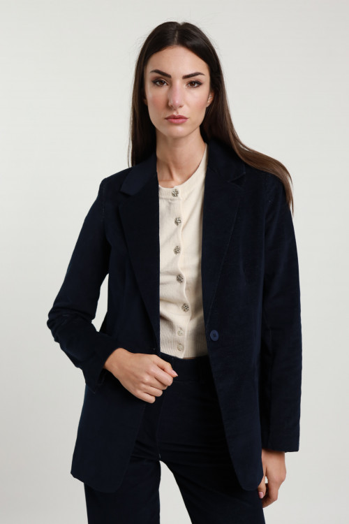 Susy Mix Giacca in Velluto Moda