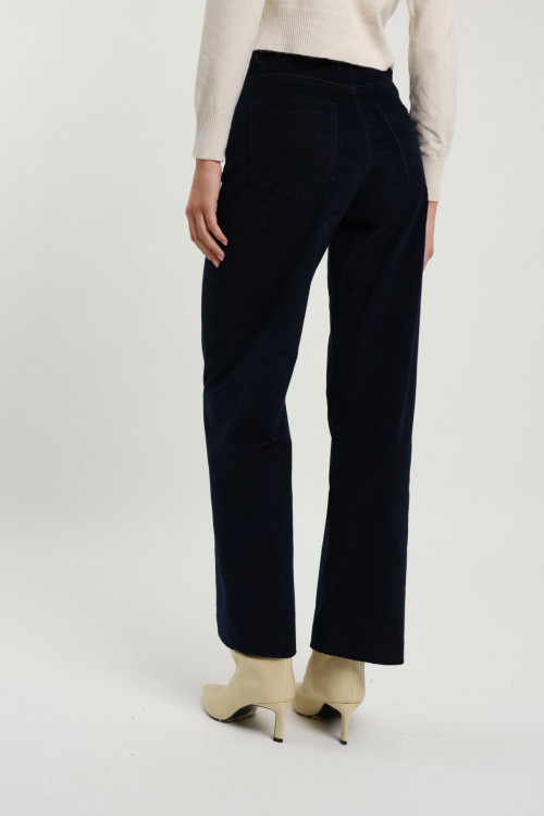 Susy Mix Pantaloni Dritti Velluto Spedizione Gratuita